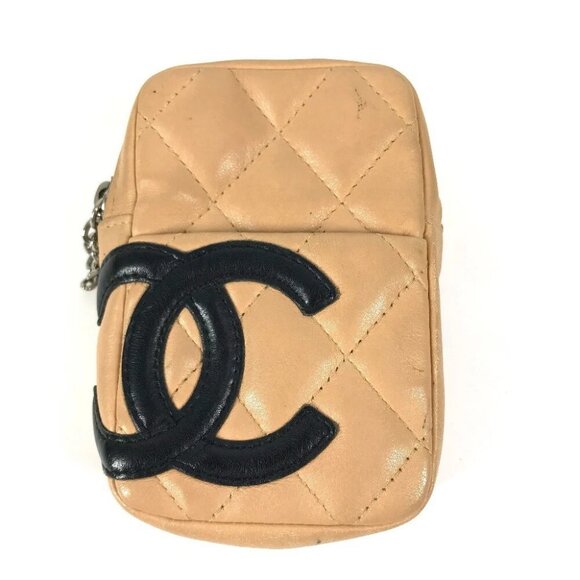 CHANEL Cambon Line CC CC Mark logo Cigarette case pouch - Picture 1 of 14